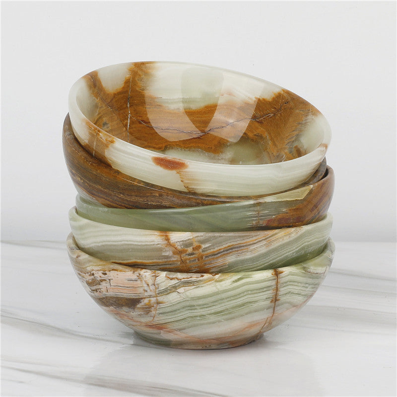 Handcrafted Natural Afgan Jade Bowl
