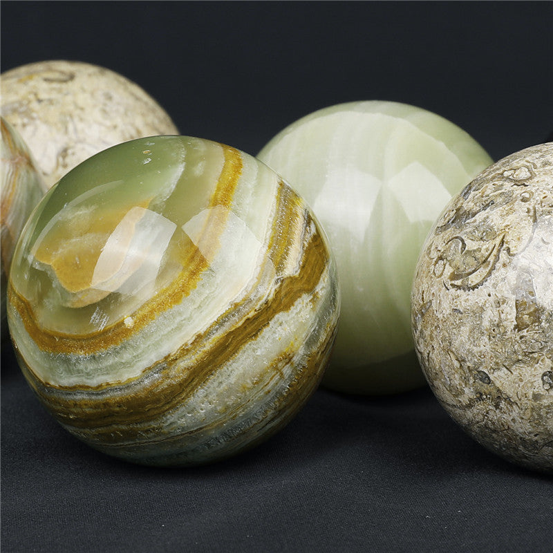 Natural Afghan Jade Sphere Abundance Manifestation 5cm