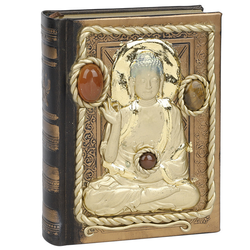 Hand Crafted Natural Crystal Retro Foreign Trade Magic Notebook Buddha